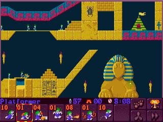 Lemmings 2 The Tribes screenshot 3 for Amiga